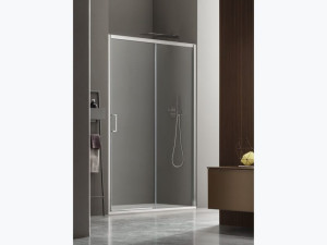 Прямоугольная нишевая душевая кабина с раздвижной дверью