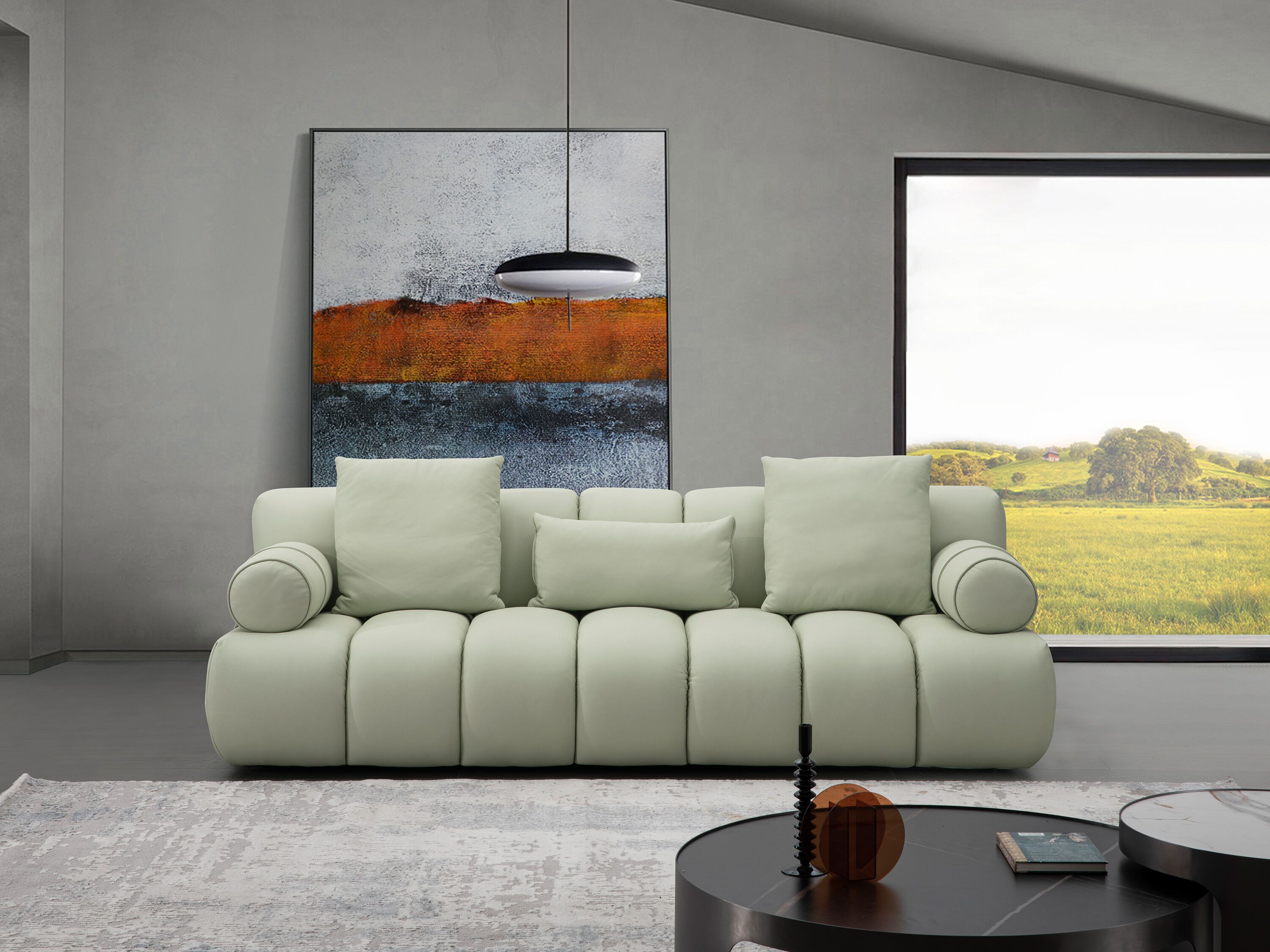 3-местный кожаный диван CAMPO DE' FIORI MILOS ARCH-00128817 - Вид №3