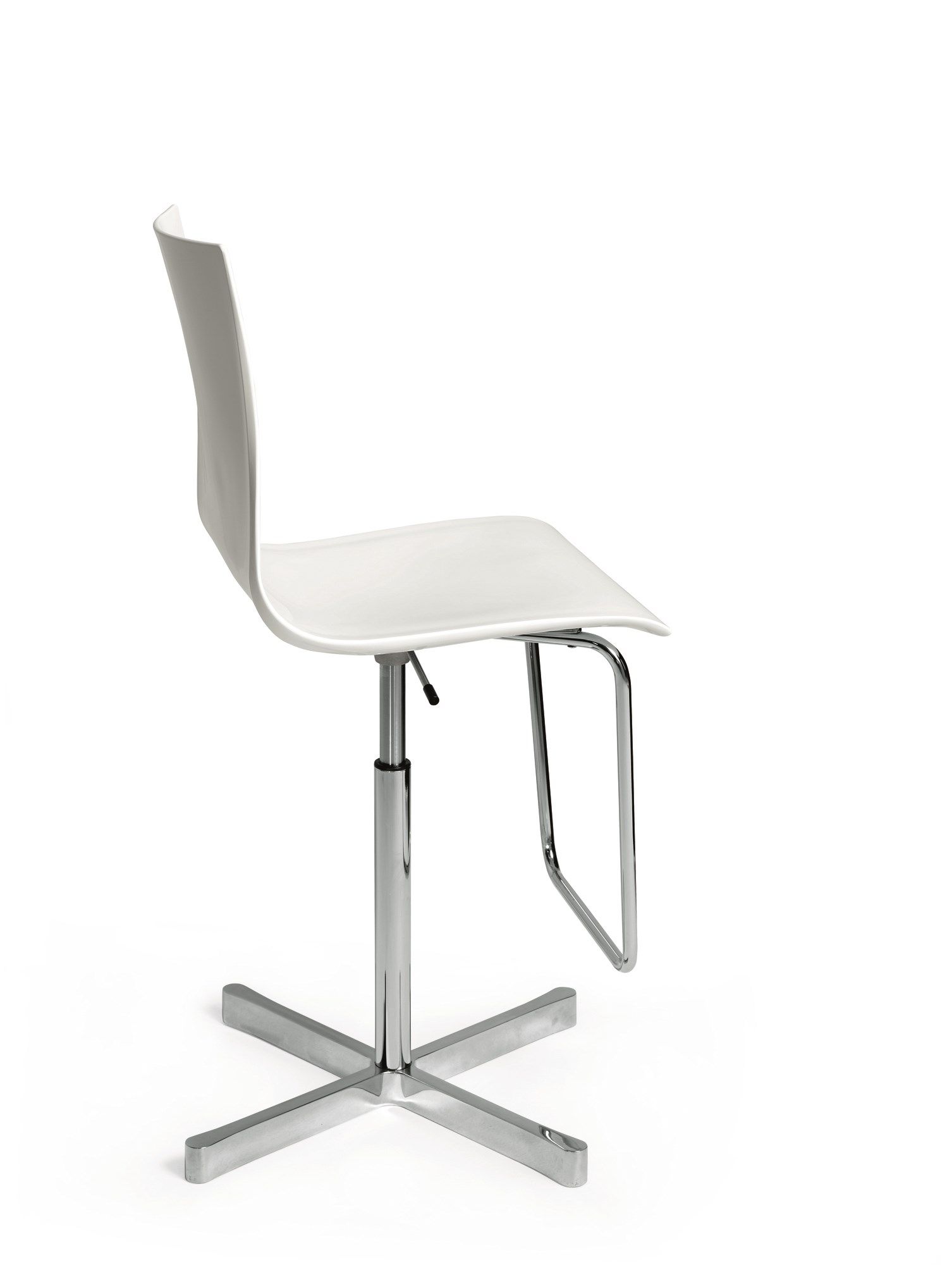 Акриловый спиц поворотный стул со спинкой Desalto WOK ARCH-00000534