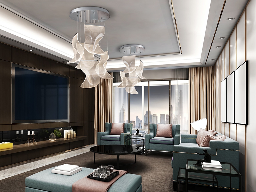 109059 Подвесной светильник 5L хром Schuller Velos II  - Вид №5