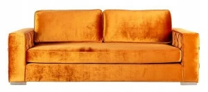 Диван Nevis прямой оранжевый UNICO ДИЗАЙНЕРСКИЕ 248954 Оранжевый