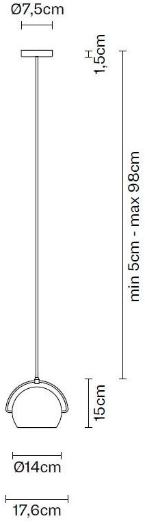 Fabbian Подвесной светильник из хромированного металла Beluga white sun-id-1461795 - Вид №9