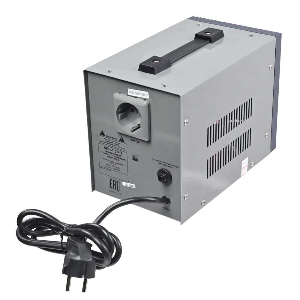 Стабилизатор напряжения Ресанта АСН-1.5 РП 1.5 кВт STLM-2194372 - Вид №13