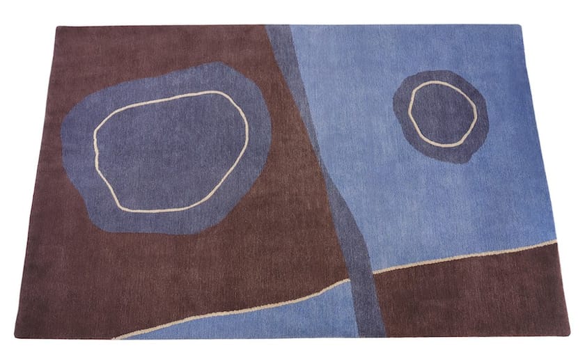 Прямоугольный ковер ручной работы из ткани Deirdre Dyson POND AND LAKE ARCH-00109783