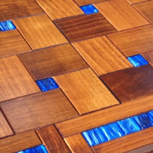 Модульный паркет Da Vinci Чипотл Хастла Дуб Натур брашированная, гладкая (Брашированная, Гладкая) 400х400 мм.