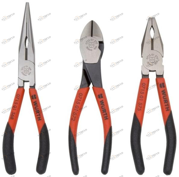 Würth Ассортимент плоскогубцев Pinze 071501 561