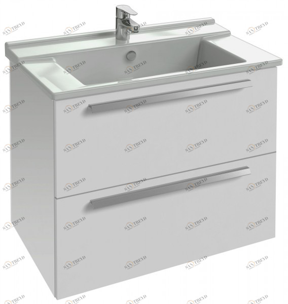 EB1277-E16 Мебель под раковину-столешницу 80 см, 2 выдвижных ящика Jacobdelafon STRUKTURA Santreyd
