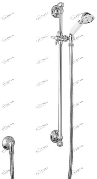 RUBINETTERIE STELLA Поручень с ручным душем Italica It03103