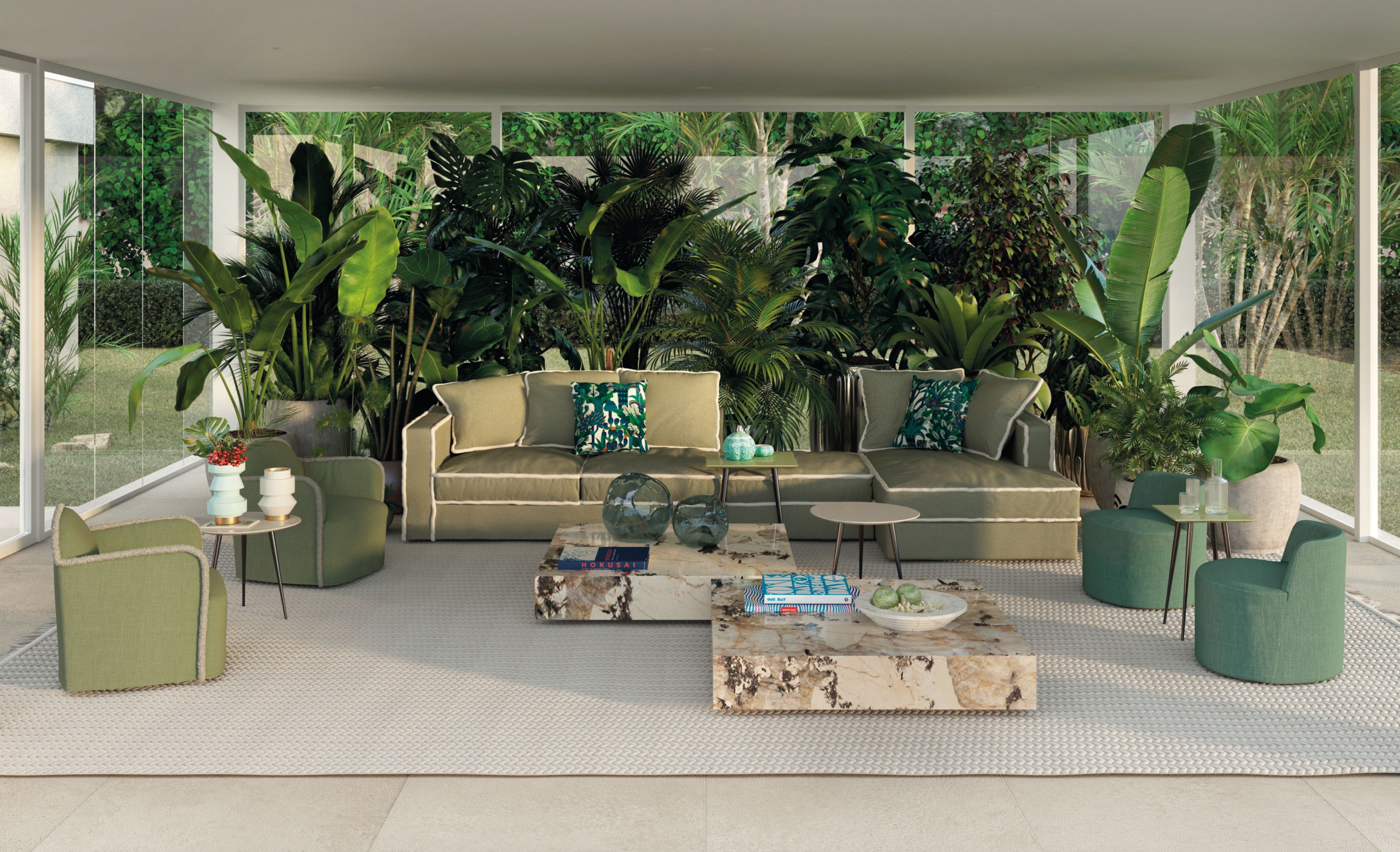 Ткань пуфик со спинкой Casamilano PETITE LEA ARCH-00056342 - Вид №1