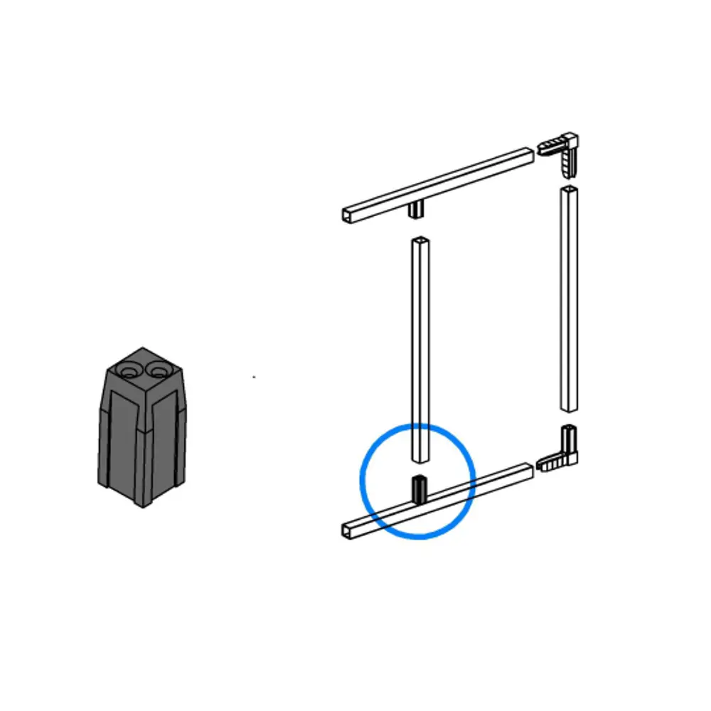 Santreyd Коннектор для мебельных профилей 15×15 мм 82693909 STLM-0034277 - Вид №4
