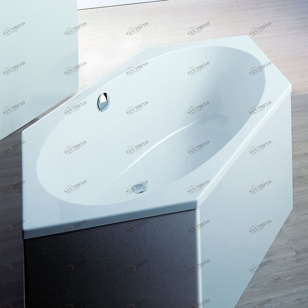 Ванна встраиваемая ARMADA 200x90 см с аэромассажем Deluxe HOESCH 6182