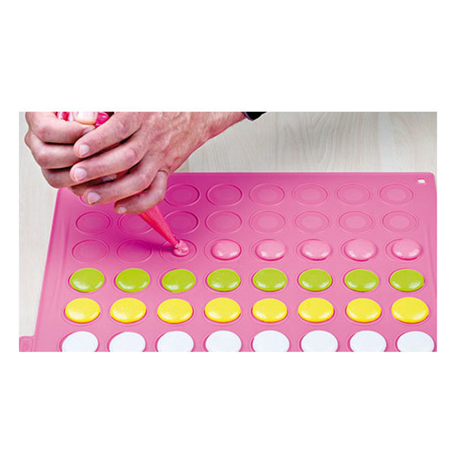 23.041.00.0065 Форма для приготовления печенья macarons 30 х 40 см силиконовая Silikomart  - Вид №3