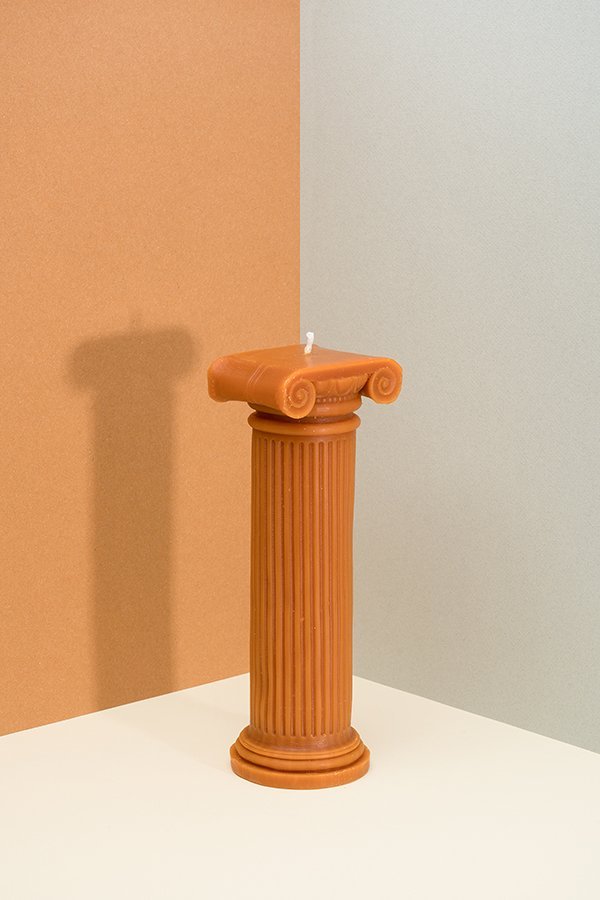Свеча высокая оранжевая Hestia Column DOIY  253255 Оранжевый  - Вид №1
