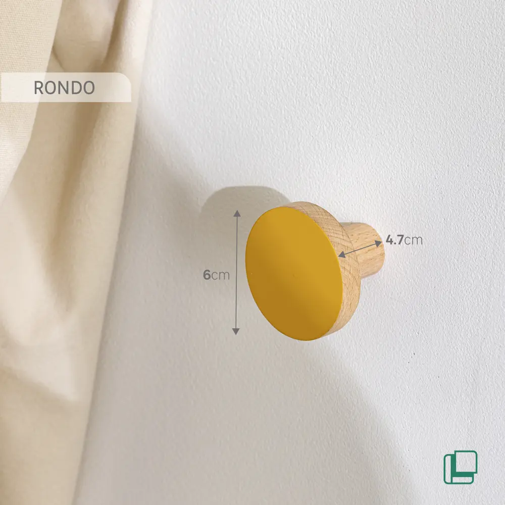 Крючок Rondo Banana 6x6x4.7 см цвет желтый 89388835 STLM-2019294 Santreyd  - Вид №3