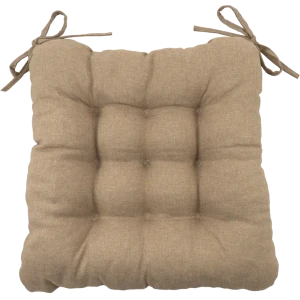 Подушка для стула "Савана" 40x36x6 см цвет капучино