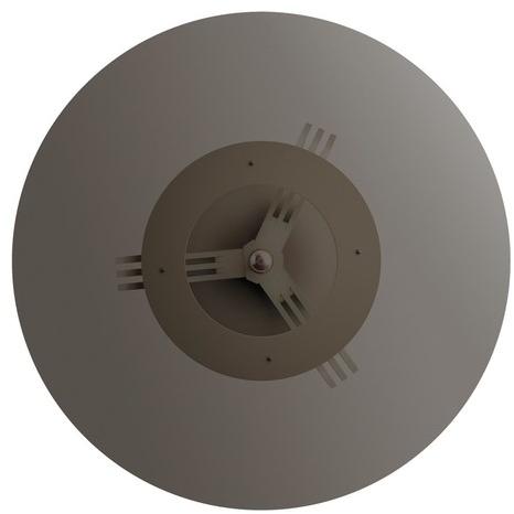 Caroti Круглый стол из стали и хрусталя Concept Art.115 - helix - Вид №1