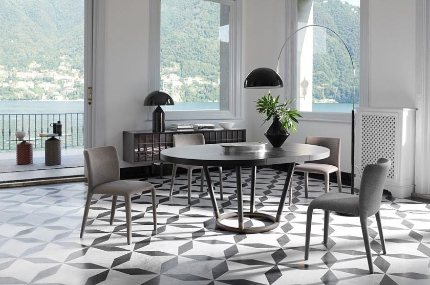 Potocco Раздвижной круглый деревянный стол Pipe 885/tc - Вид №3