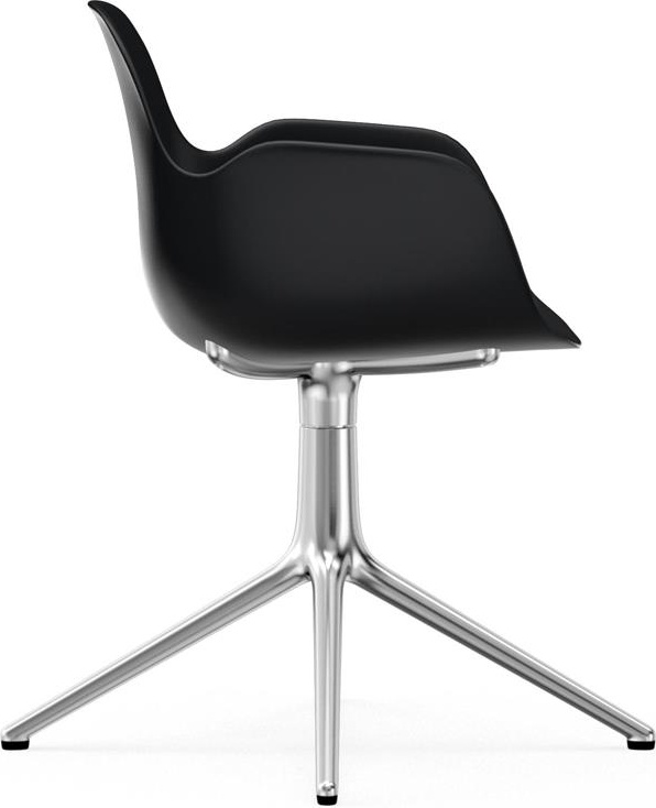 606102 Кресло Swivel 4L Alu Black Normann Copenhagen Form - Вид №2