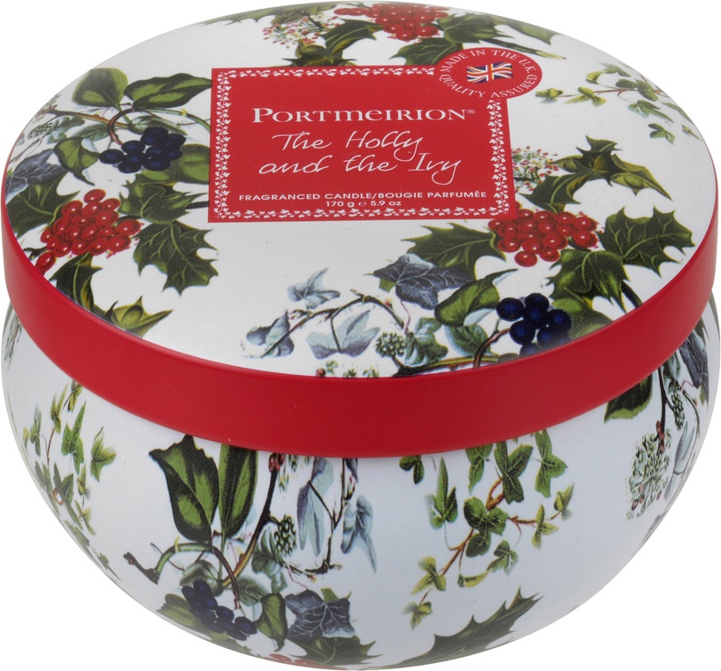 10615145 Portmeirion Свеча в жестяной банке Portmeirion "Остролист" 9см Воск 