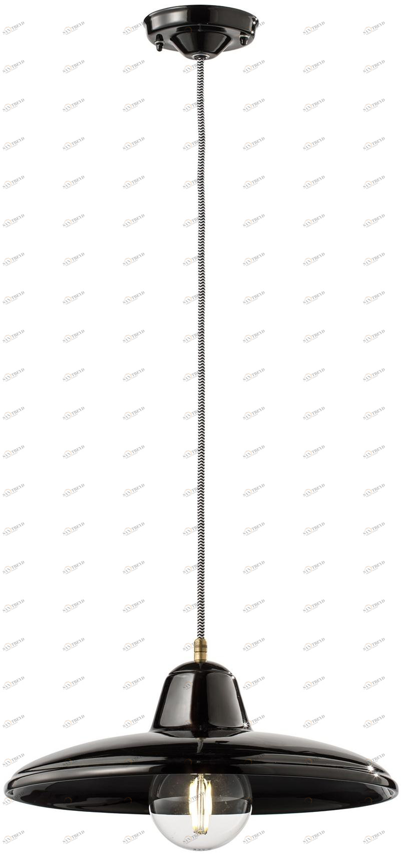 FERROLUCE Подвесной светильник из керамики B&w C2330