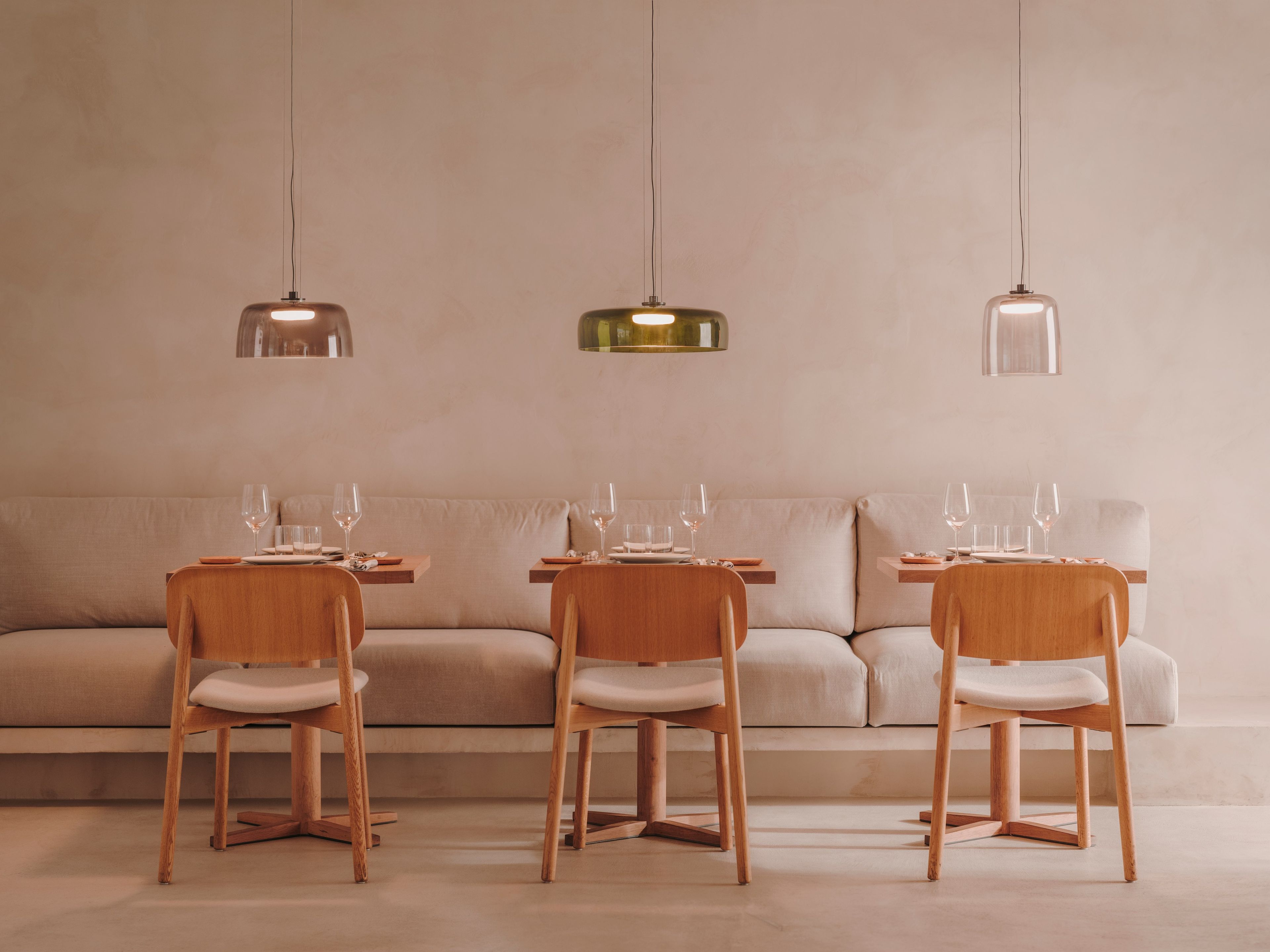 Стеклянный светодиодный подвесной светильник LedsC4 Levels ARCH-00033283 - Вид №3