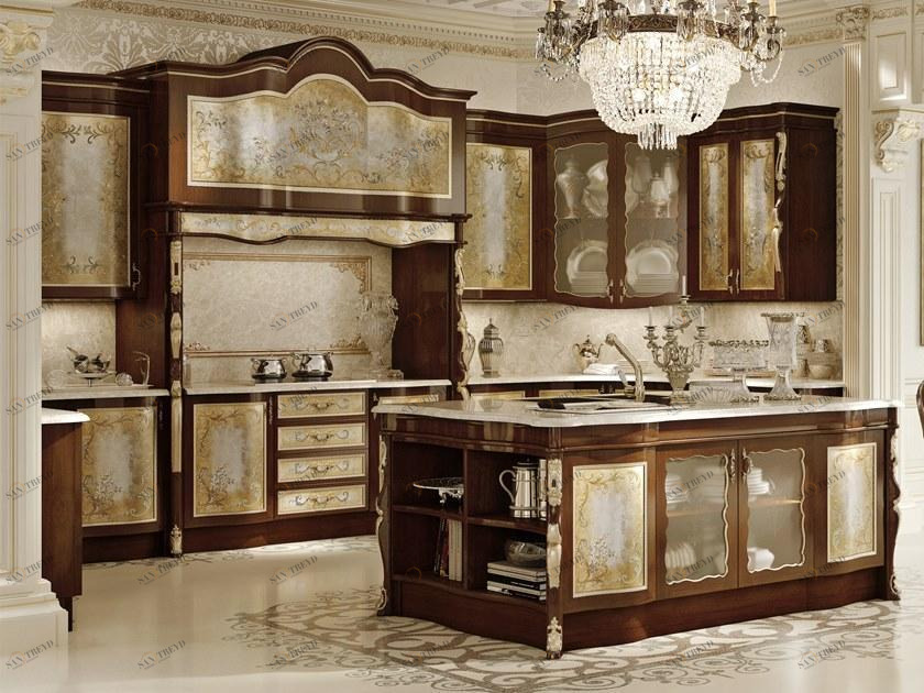 Andrea Fanfani Деревянная кухня с островом Opera 1c