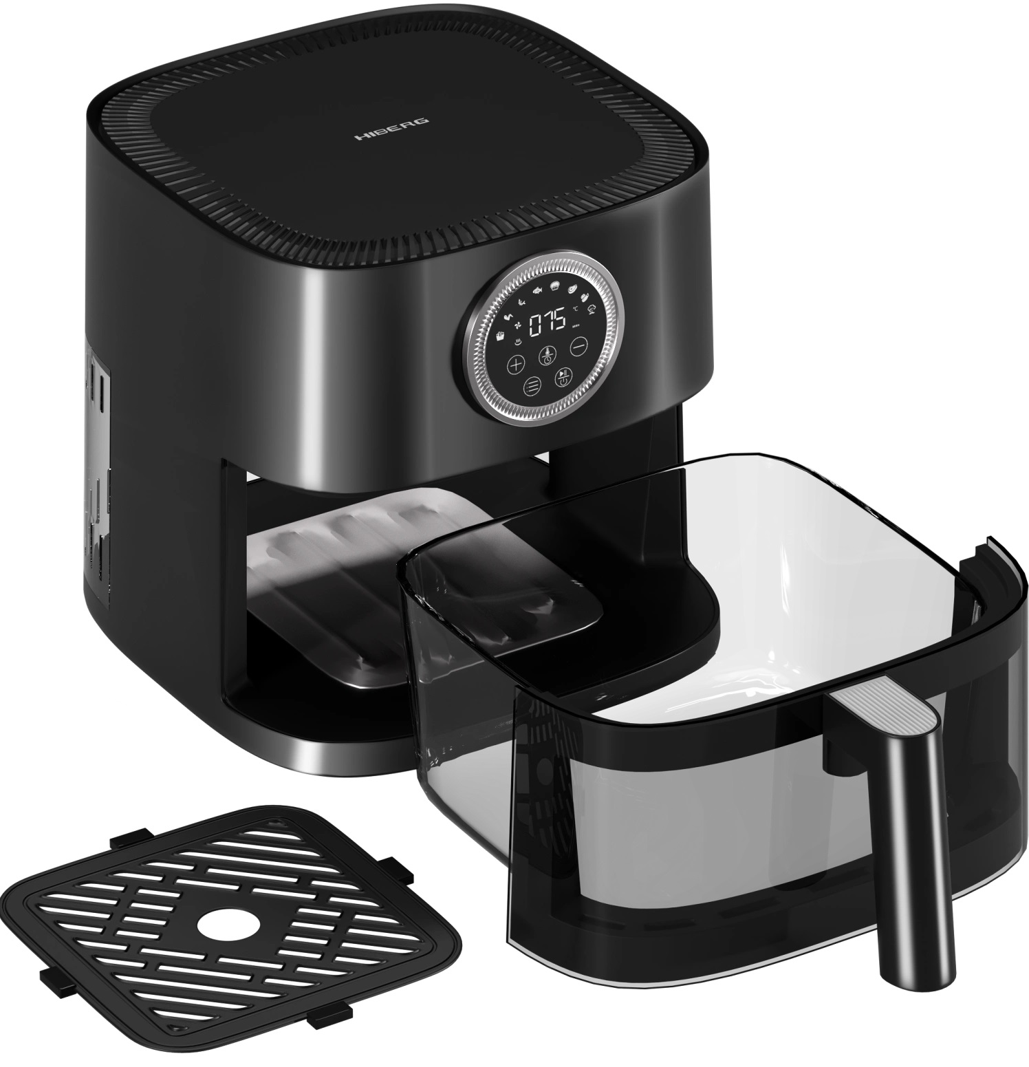 9238404 Аэрогриль HIBERG GF 400 GB черный STDN-0086956 - Вид №4