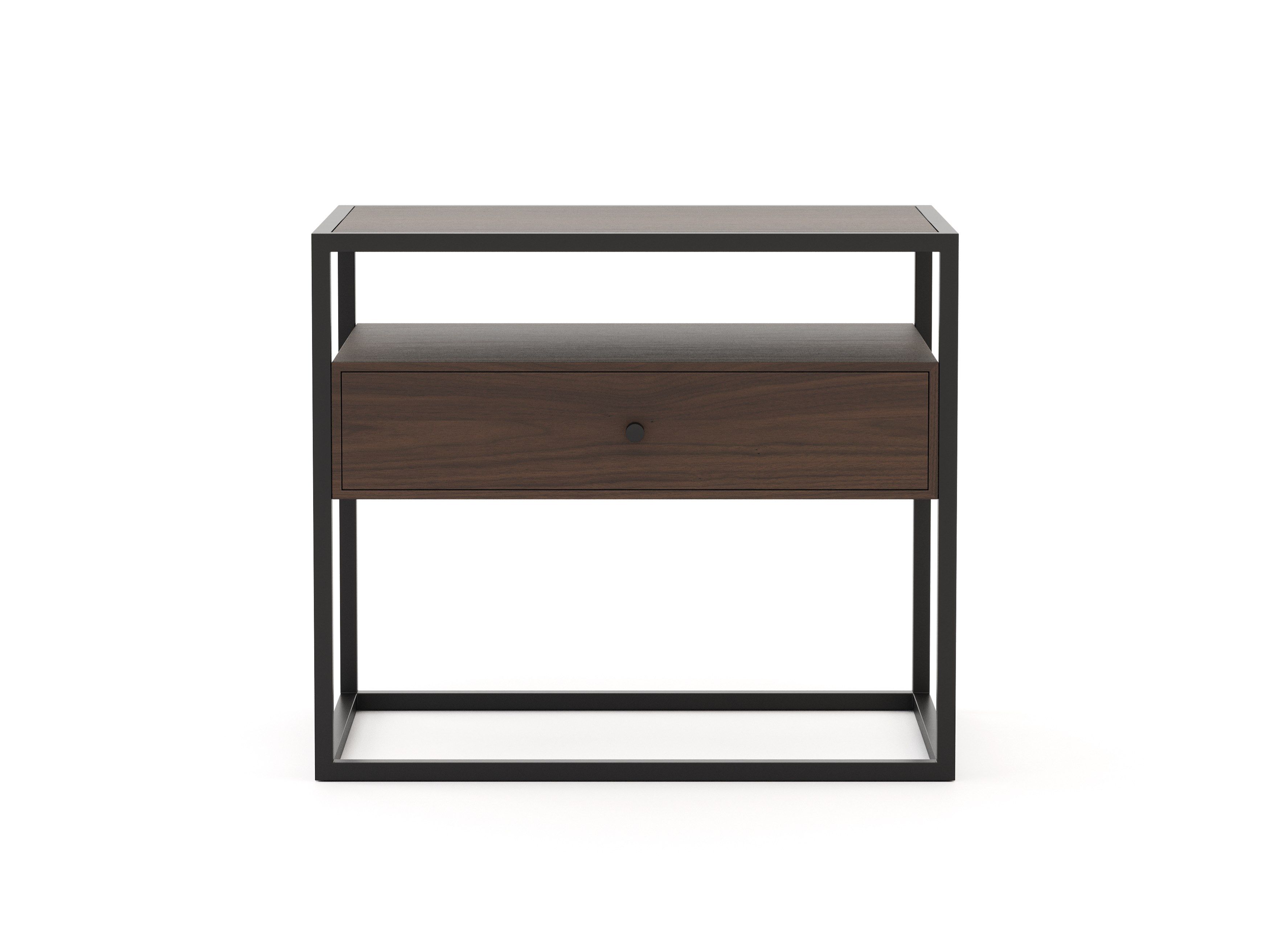 Прямоугольная прикроватная тумбочка из шпона с ящиками Stylish Club мост ARCH-00103665 - Вид №27