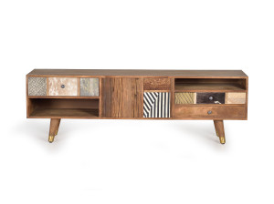 Шкаф для телевизора из манго с ящиками