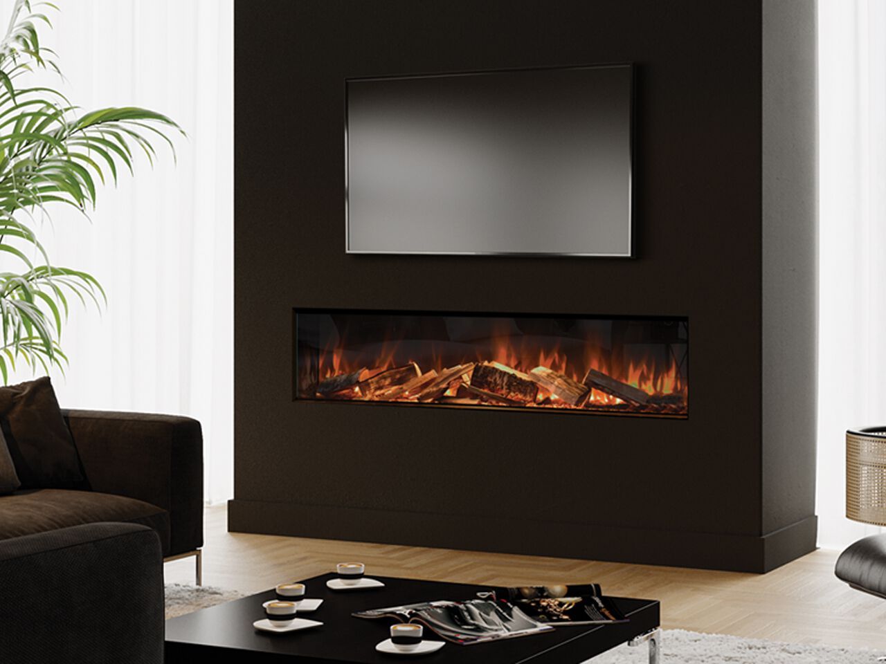 Электрический камин без дымохода BRITISH FIRES Evonic E-Lectra ARCH-00077258