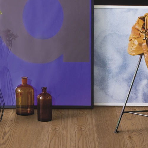 Инженерная доска Boen Noble Barrel 178 Live Natural Ированная С Фаской 2v Дуб Натур с брашью (Текстурированная) 2200х178 мм OOEF4KFD - Вид №4