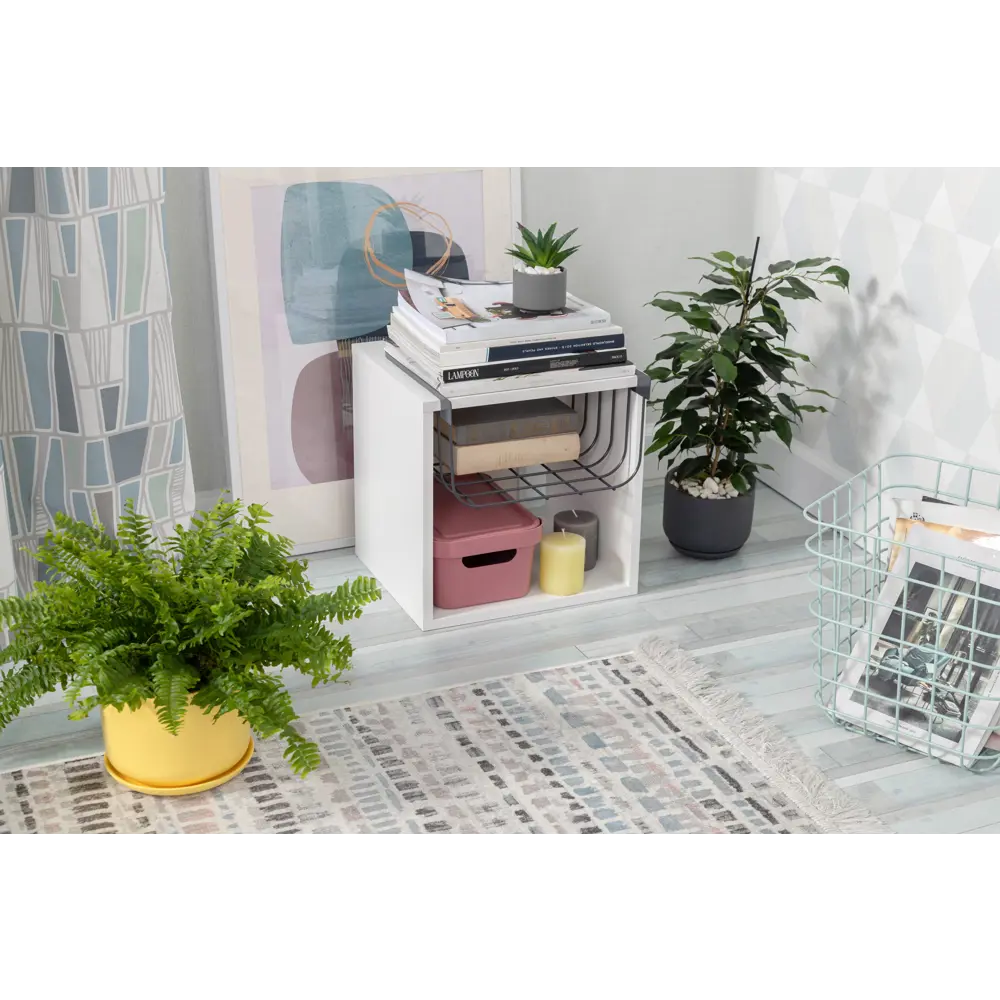 Вставка сетчатая для полки Spaceo KUB Paris 32x17.4x30.8 cм металл цвет черный 82006882 STLM-2067757 - Вид №4