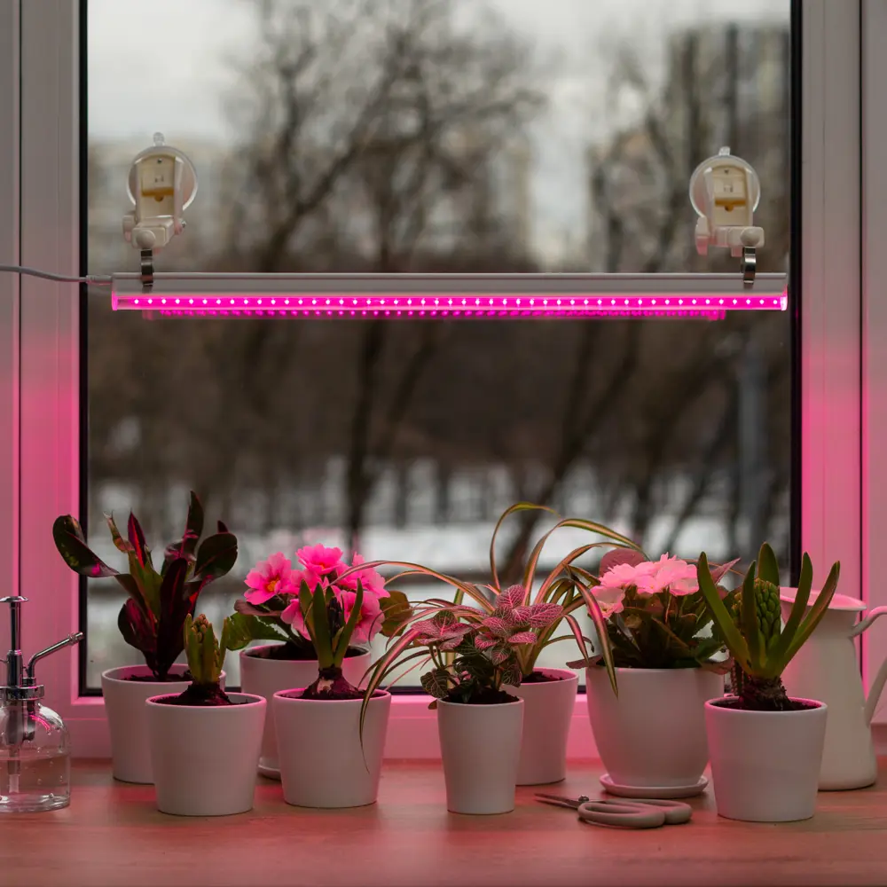 Фитосветильник линейный светодиодный Ritter Planta 56297 9 14Вт 880мм провод 2м с выключателем на корпусе цвет белый 85336793 STLM-2048441  - Вид №20