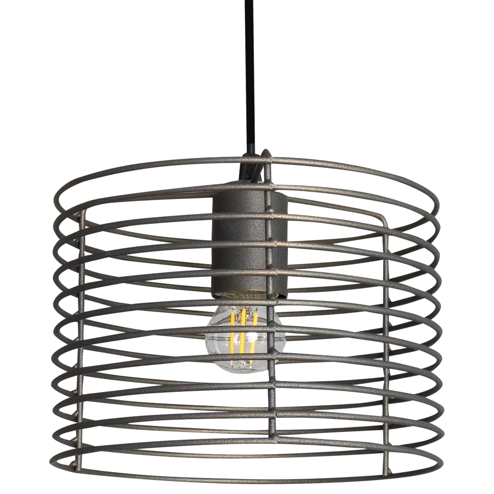 Подвесной светильник Vitaluce Vakero grey 1 лампа 3м² Е27 цвет бронзовый графит 18156409 STLM-2146287  - Вид №1