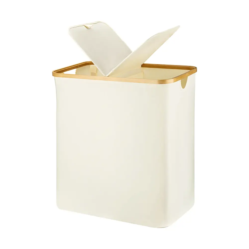 Корзина для белья Сахалин 106 л цвет кремовый Santreyd STLM-2127007 - Вид №1