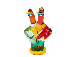 Абстрактная скульптура ручной работы из муранского стекла