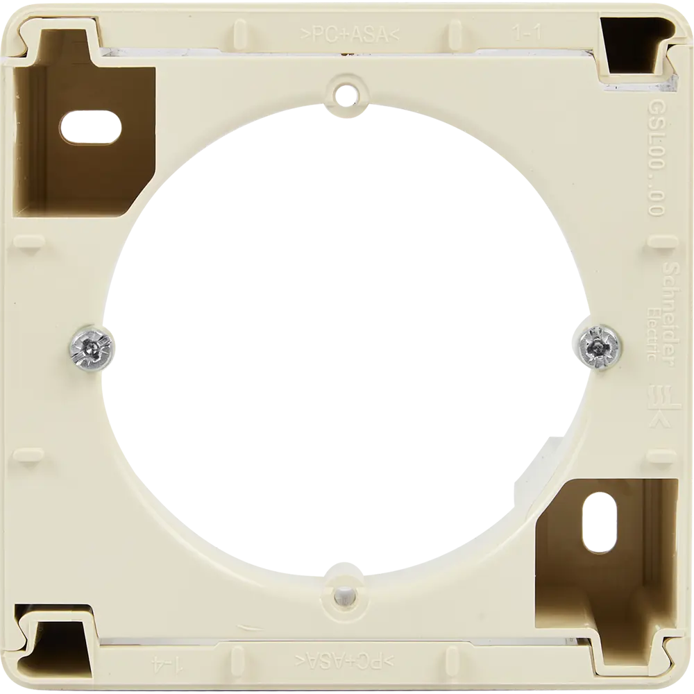 Schneider Electric Glossa - Наружная монтажная коробка для розеток и выключателей 86710212 STLM-0070817
