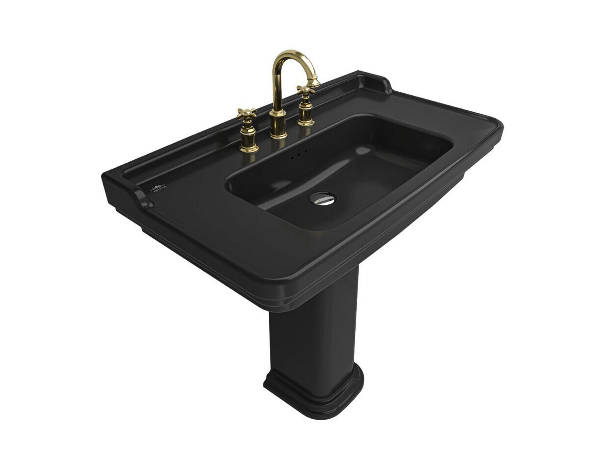 Умывальник Fireclay на колонне Kaleseramik сантехника ARCH-00027807