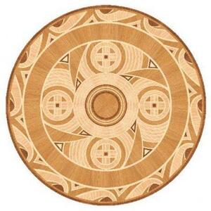 Художественный паркет Da Vinci Розетка 26-148 Дуб Селект (Гладкая) х1000диаметр мм.