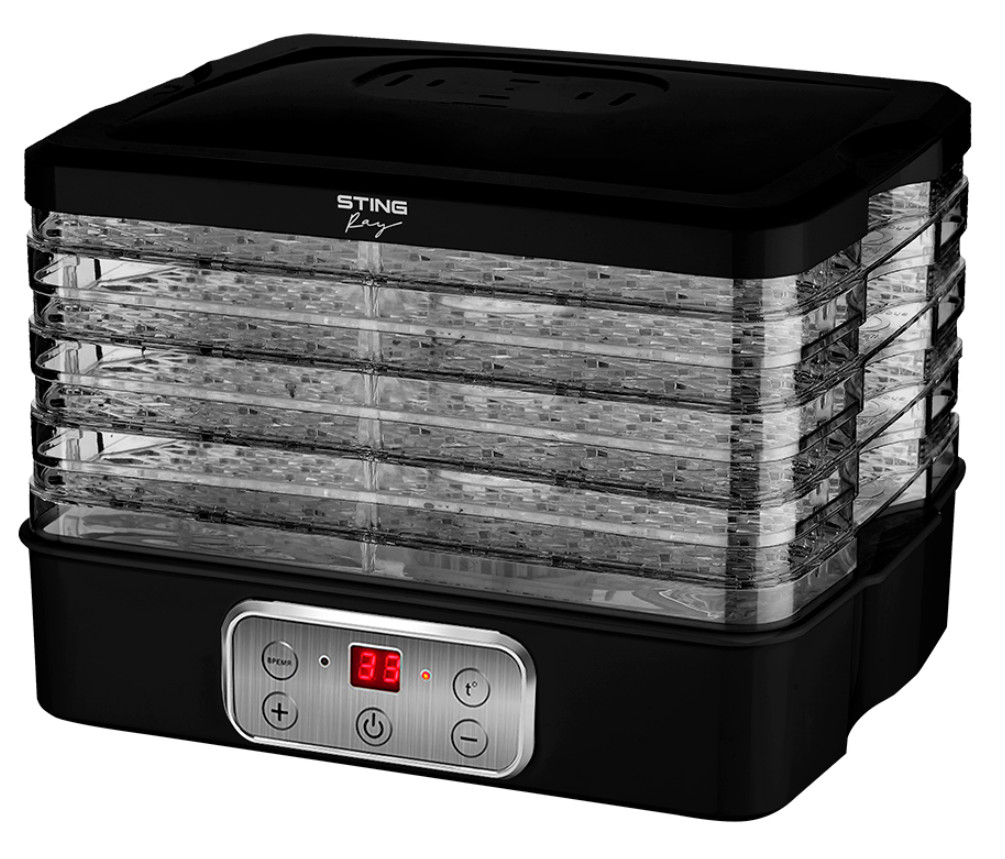 9148525 Сушилка для овощей и фруктов Stingray ST-FD719A черный STDN-0016089 - Вид №3