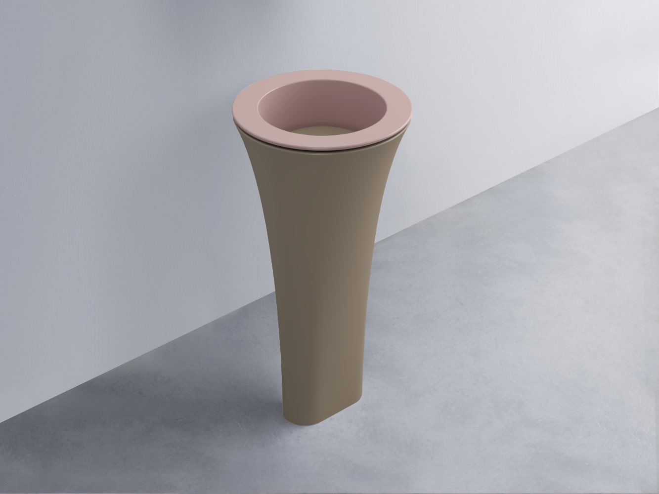 AMLA45-CP+AMPILT-AN+AMCOLT-AN Раковина Amedeo Tondo отдельностоящая cielo Enjoy + Amedeo Ceramica Cielo