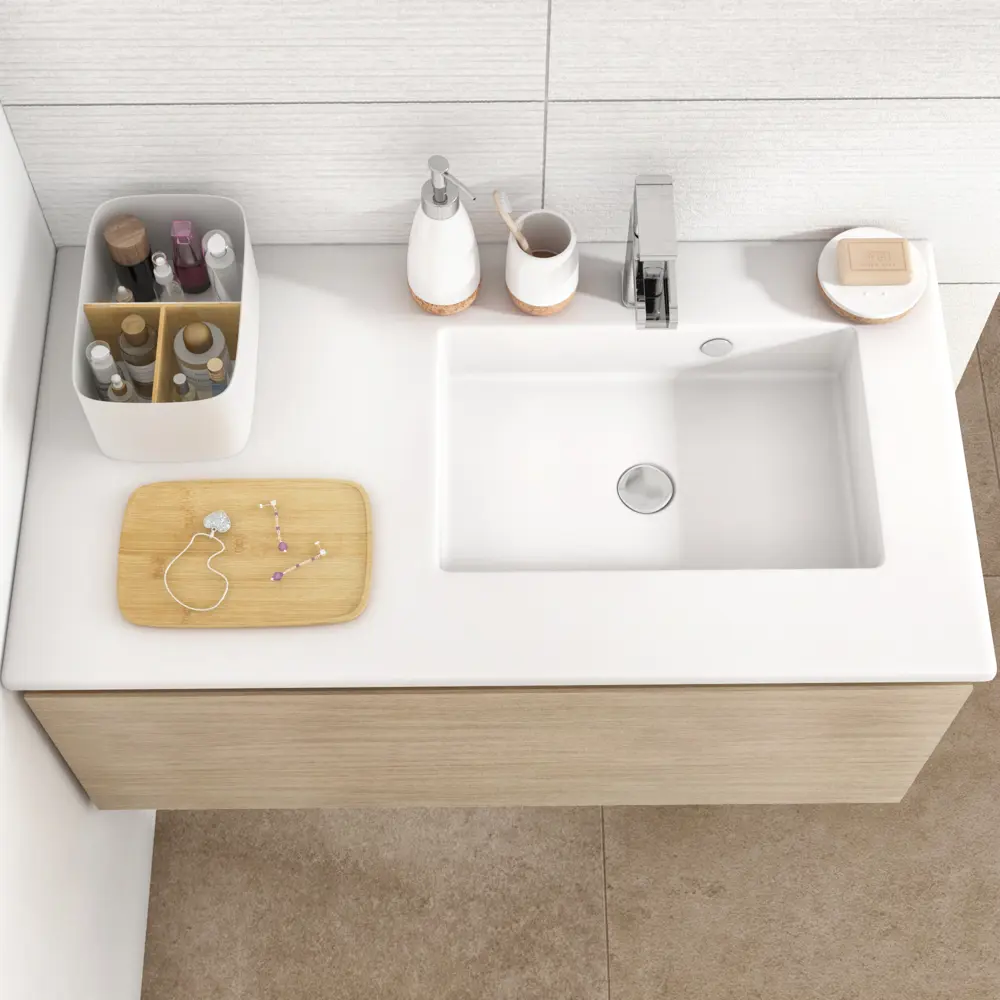 Прозрачная корзина для хранения SENSEA Bamboo с пробковой крышкой 82754670 STLM-0035523 - Вид №5