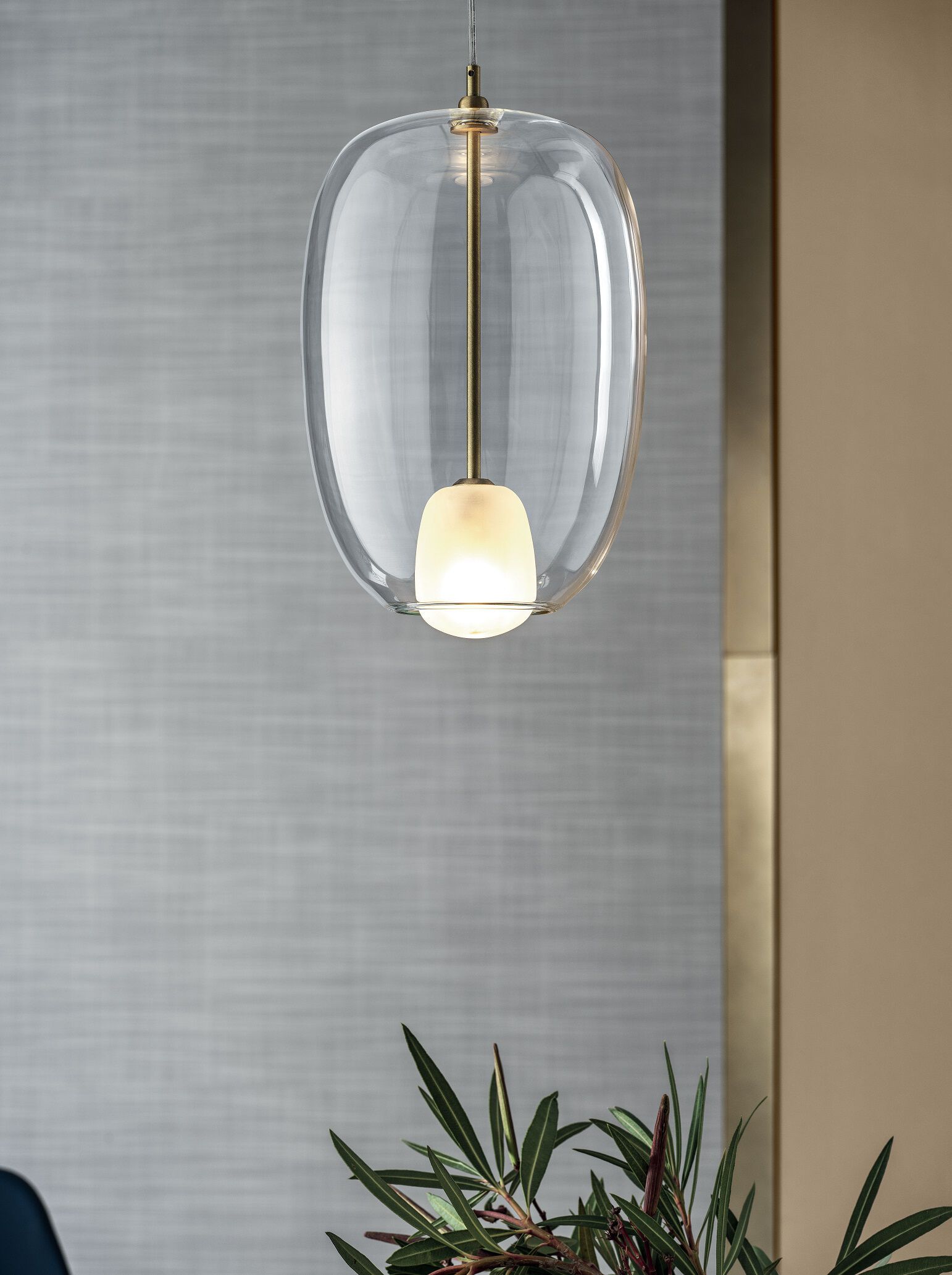 Подвесной светильник из боросиликатного стекла Bontempi Casa Blow ARCH-00138105 - Вид №1