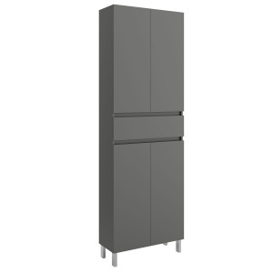 85197 SALGAR Колонна 4 дверцы 1 ящик INFINITY MATT GREY 600 x 1820 x 240 мм Мэтт Грей
