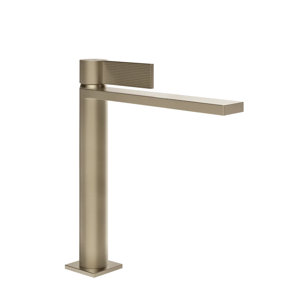 Смеситель для умывальника 73555 149 Gessi Inverso МАТОВЫЙ НИКЕЛЬ FINOX 73555149