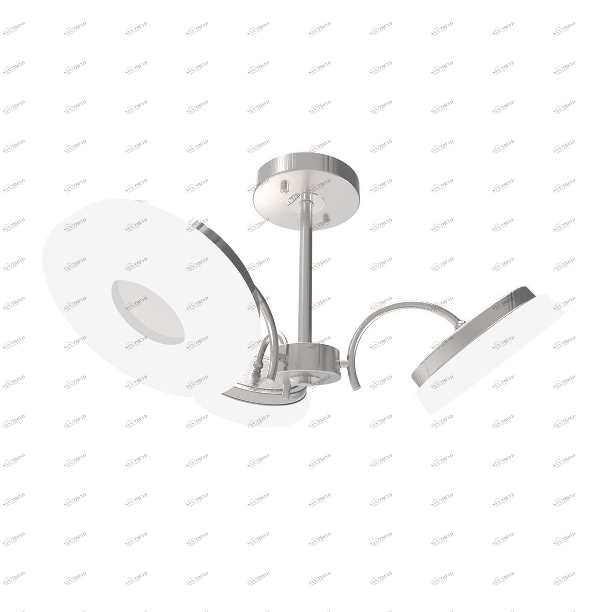 Потолочная светодиодная люстра IDLamp Frittelle 107/3PF-LEDWhitechrome IDLAMP FRITTELLE 187953 Белый 