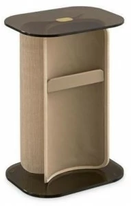 Roche Bobois Прямоугольная тумбочка из шпонированной древесины Paris paname chambre