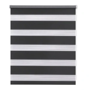 Штора рулонная день-ночь Мелоди 55x175 см графит