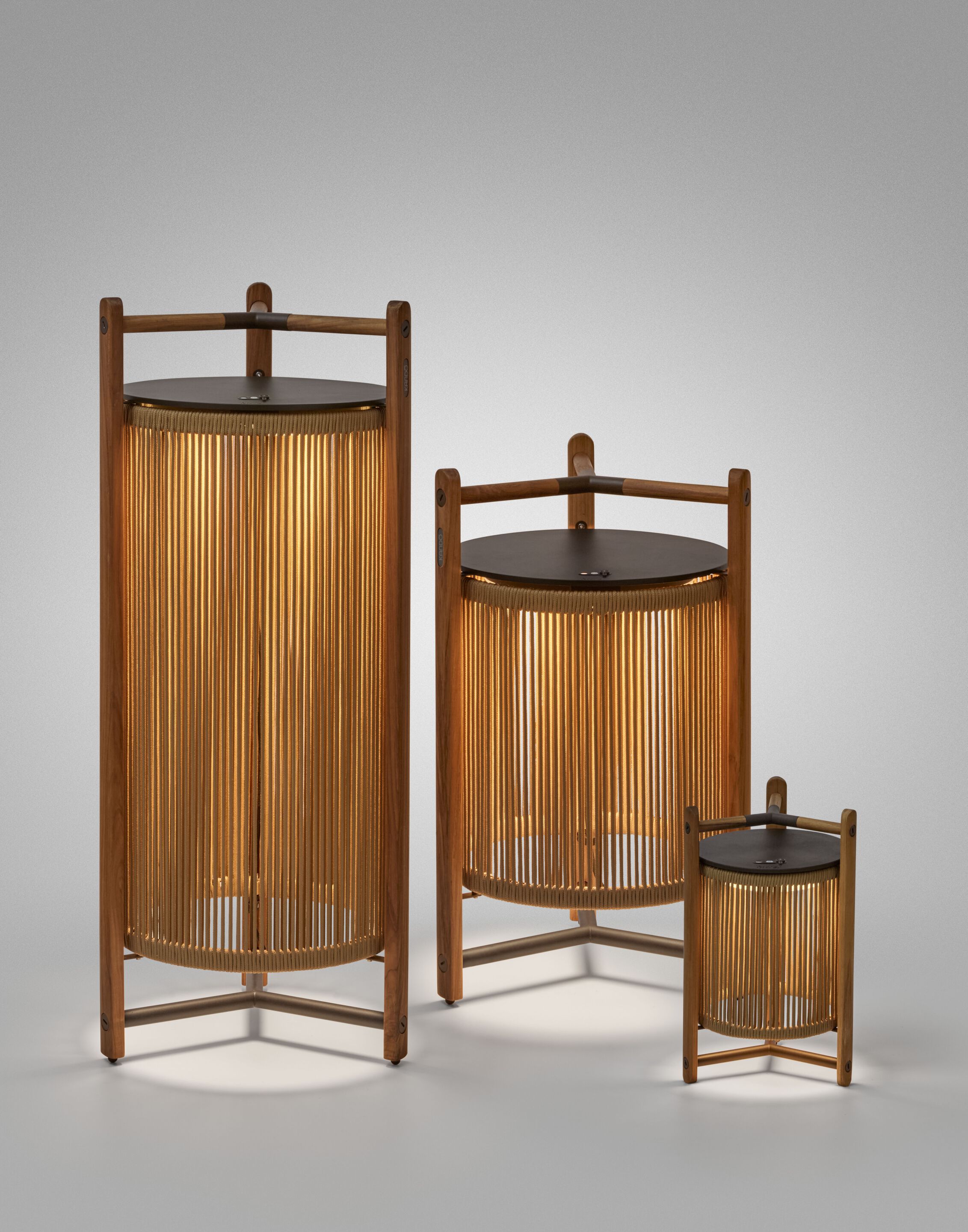 Деревянная светодиодная настольная лампа Bover Kando ARCH-00148361 - Вид №4