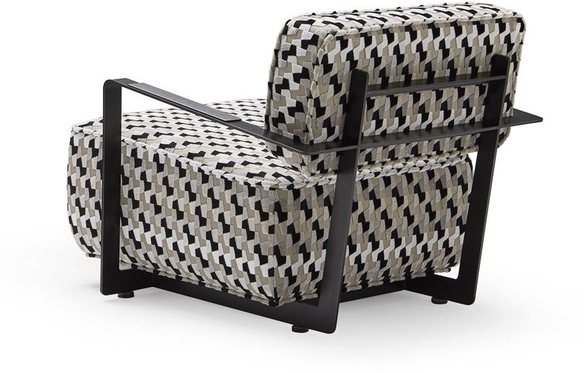 José Martínez Medina Кресло из ткани с подлокотниками Blacktone sun-id-1411143 - Вид №3